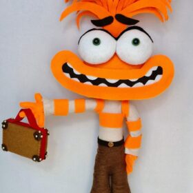 divertida mente 2  Ansiedade feltro