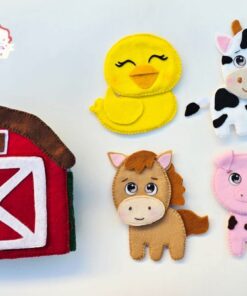 Mini Quiet Book Fazendinha